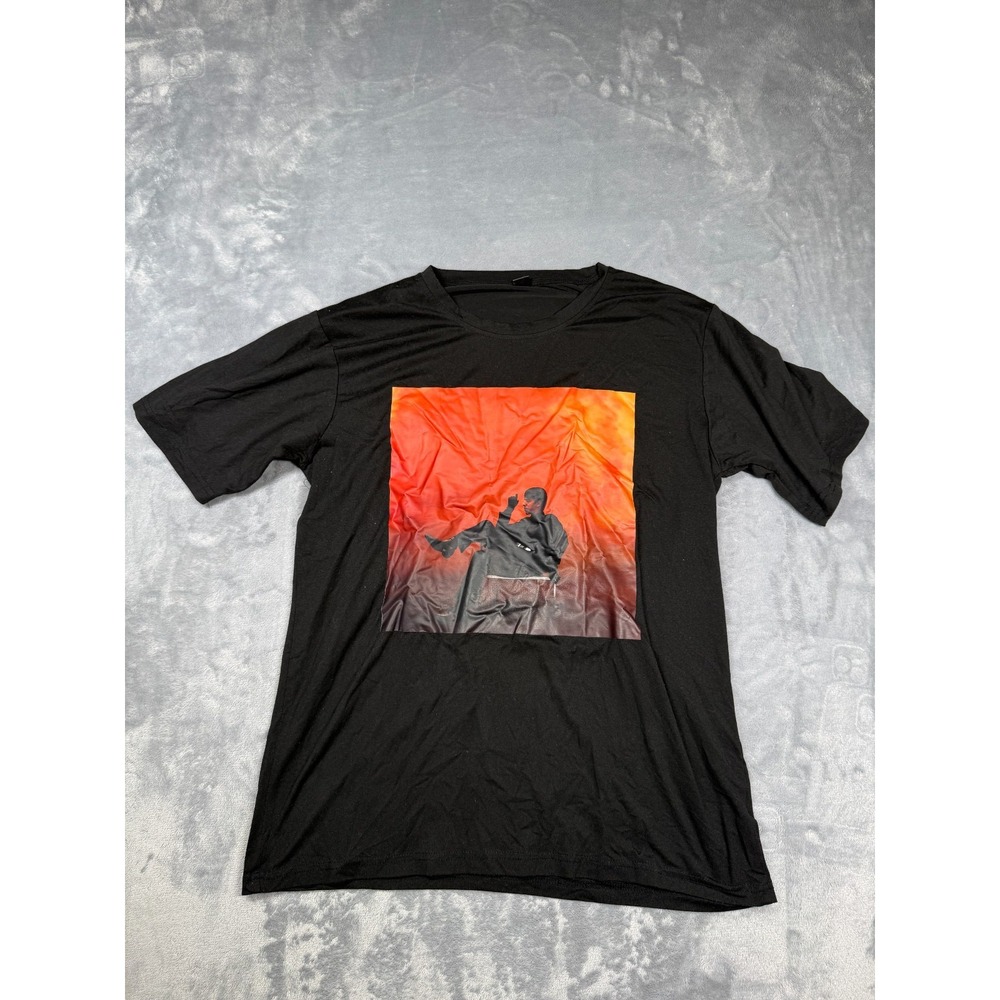 Ivan Cornejo Merch T-Shirt Mens Large Black Mirada Photo Graphic Spanish Music